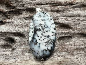 Colgante de ágata dendrítica, plata de ley 925, hecho a mano, piedra de Nuevo México, gema natural, collar, joyería, regalo para mujer - Product Image 5