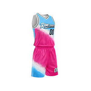 Ensemble d'uniformes de basketball dernier cri avec option grande taille, respirant et anti-humidité, couleurs et logo d'équipe personnalisables - Product Image 1