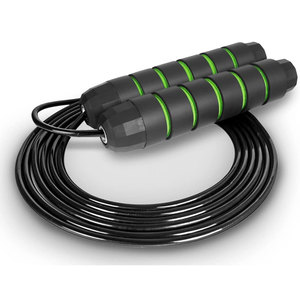 Adjustable Steel Wire Jump Rope <b>Ball</b> Bearing Foam Handle Tangle Free for Home Workout Neon Green Gym <b>Exercise</b> Jumping Rope - Product Image 4