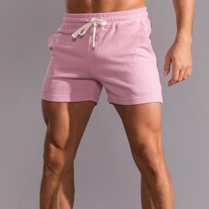 Shorts pour hommes en tissu éponge épais, style sport décontracté, respirants, en toile anti-plis, pour l'été - Product Image 5