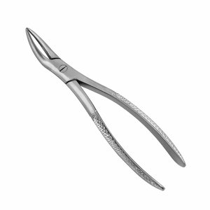 Forceps d'extraction dentaire manuel à motif anglais, en acier inoxydable, avec poignée ergonomique, instrument de chirurgie buccale, outil d'extraction dentaire - Product Image 1