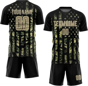 ชุดเสื้อและกางเกงกีฬาแบบสั่งทำพิเศษสำหรับผู้ชาย สวมใส่สบาย ระบายอากาศได้ดี ขนาดผู้ใหญ่ ทรงแอธเลติก ชุดฟุตบอลชาย - Product Image 2