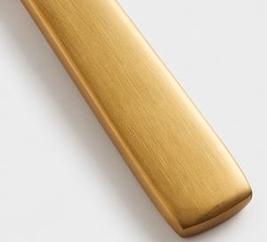 Ensemble de couverts en or mat, design moderne, passe au lave-vaisselle, vaisselle de mariage, couverts en métal, fourchette, couteau, cuillère, pour la cuisine - Product Image 3