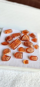 Natural Sunstone Cut Faceted cut Top Quality Gemstones Wholesale Price Available For Jewelry Making. - Product Image 3