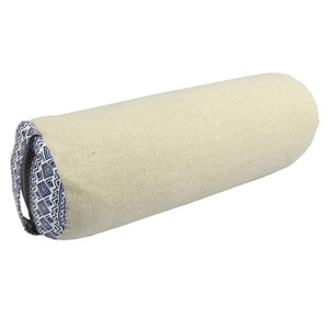 <b>Yoga</b> Bolster Pillow Cylindrical Design Soft Breathable Fabric Cover Firm Support Cushion for Meditation Restorative <b>Yoga</b> <b>Pilates</b> - Product Image 2