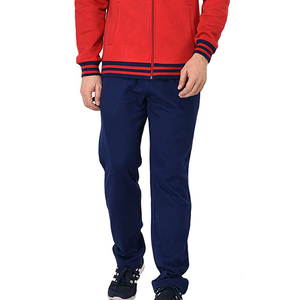 Survêtement Homme Color Block Manches Longues Col Montant Décontracté Automne Polyester Coton Respirant Coupe Classique - Product Image 4