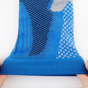 Men's Sporty Business Crew <b>Socks</b> High Solid Knitted Athletic Running <b>Socks</b> Embroidered Pattern White Brown for Winter Sports - Product Image 5