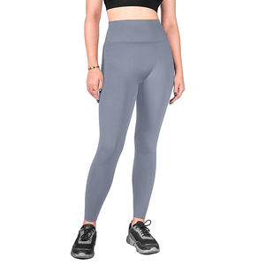 Leggings de Yoga con Cintura Cruzada para Mujer, Cintura Alta, Control de Abdomen, Elásticos, Transpirables, Sin Costuras, Favorecedores - Product Image 1