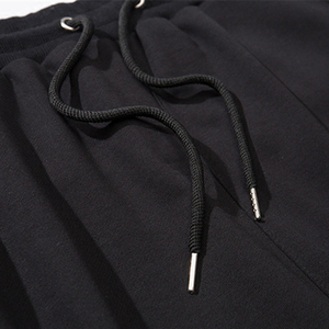 Men's Cotton Fleece Cargo Shorts Streetwear Metal Eyelet Strap Drawstring <b>Elastic</b> Waist Multi-Pocket Wholesale OEM Custom - Product Image 5