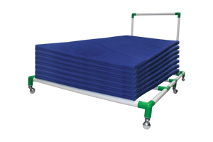 Chariot de transport pour tapis de gym, robuste et léger, avec deux roues verrouillables - Offre spéciale - Product Image 6