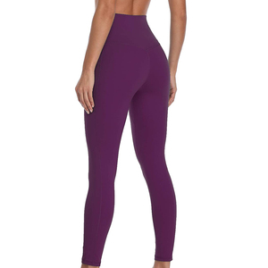 Pantalons de yoga pour femmes, taille haute, extensibles, leggings de fitness, vêtements de sport, vente en gros, options de conception personnalisées - Product Image 3