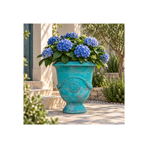 Elegant Lightweight Fiberglass <b>Garden</b> Planter Outdoor Urn Pot Decorative Flower Container OEM ODM Custom Design Service - Product Image 1