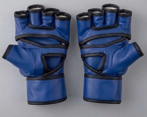 Gants d'entraînement MMA en cuir PU de qualité supérieure QST, gants de combat sans doigts, gants de protection rembourrés pour les mains - Product Image 3