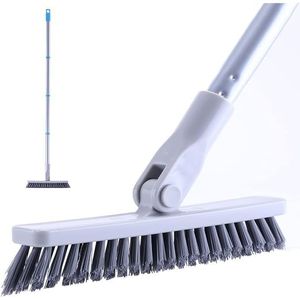 Spazzole per Pulizia Fughe con Manico Lungo, Setole Rigide Girevoli per Pulire Pavimenti in Piastrelle - Product Image 1