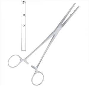 Pinces à pansements droites et courbées en éponge de 23 cm, pinces chirurgicales médicales pour l'utilisation en salle d'opération des hôpitaux et cliniques - Product Image 2