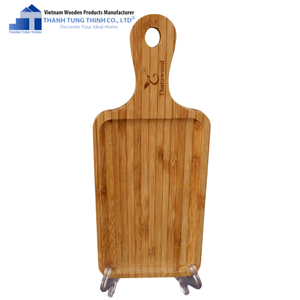 Tabla de Cortar de Bambú Rectangular Hecha a Mano, Estilo Rústico, Marca Thatuwood, Thanh Tung Thinh - Product Image 4