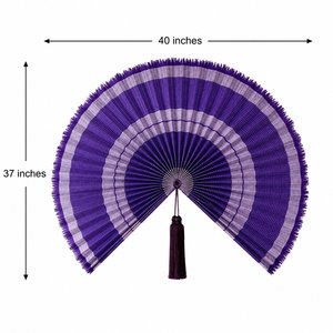 Handmade Bamboo <b>Wall</b> Fan <b>Decor</b> <b>Large</b> Decorative Hanging Fan for Living Room Bedroom Hotel Wedding Event Home Decoration - Product Image 4