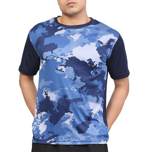 Camisetas de Gimnasio para Hombre, Duraderas, Cómodas, de Color Sólido, Manga Corta, Secado Rápido, Transpirables, Ecológicas, Hechas de Spandex/Poliéster - Product Image 4