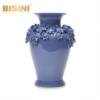 Vase FLORAFANTASIA haut de gamme moderne fait main pour table de salon, ornement décoratif exquis pour anniversaire