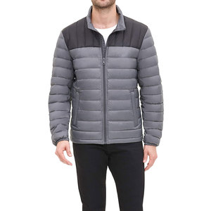 Veste à capuche matelassée de qualité supérieure, unisexe, couleur personnalisée, grande taille, chaude, couleur unie, respirante, patchwork, prix de gros - Product Image 2