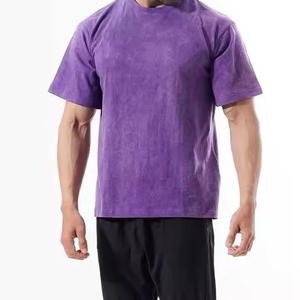 Camiseta de Alta Calidad 100% Algodón, Lavado Ácido, para Hombre, Personalizable, Estilo Vintage - Product Image 6
