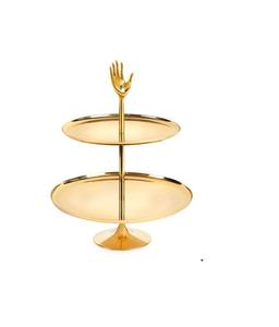 Support à cupcakes moderne et minimaliste en métal à 3 niveaux avec structure élégante pour cuisine contemporaine et réceptions - Product Image 3