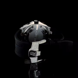 Infinity Monarch Moissanite Diamond Watch for Men Elegant Stylish Wrist Watch Finish Obsidian Glacier Moissanite Diamond - Product Image 4