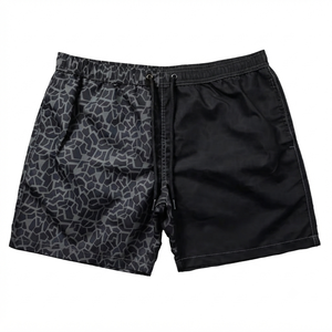 Shorts de Playa para Hombre, Cintura Elástica, Secado Rápido, 100% Algodón, Traje de Baño Informal, Ecológico, Largo hasta la Rodilla - Product Image 5