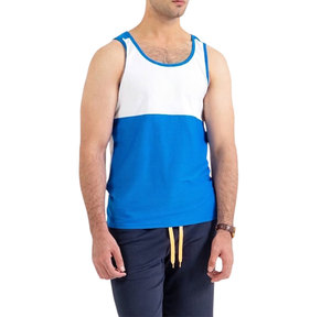 เสื้อยืดกีฬาแบบเรียบ รุ่นใหม่ สำหรับผู้ชาย ผ้าคอตตอนผสมสแปนเด็กซ์ 180 GSM เสื้อกล้าม Homme Tank Top 2026 - Product Image 1
