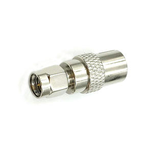 Conector Coaxial Macho F a Macho RF, Adaptador de Cable Coaxial, Acoplador de Extensión Coaxial Recto, Enchapado en Níquel, Paquete de Conectores de Radiofrecuencia - Product Image 4