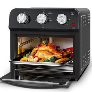 Friteuse à air multifonction avancée de 12 litres avec fonctions de décongélation, cuisson, frites, pizza et poulet, et préréglages intégrés - Product Image 4