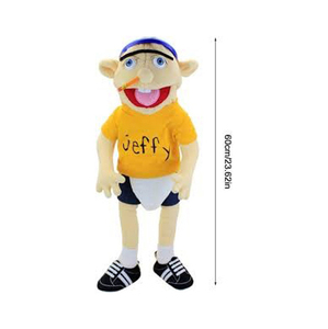 Plush Puppet Girl With Blue Dress And Red Hair <b>Soft</b> <b>Stuffed</b> Animal <b>Toy</b> For Kids Age 2 To 4 Years - Product Image 2
