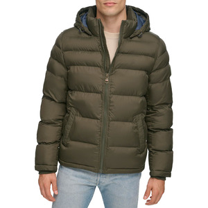 Wholesale Clothing Supply <b>Men</b> Winter Puffer <b>Jacket</b> With Adjustable Hood And Secure Zip Pockets For Outdoor Casual Activities - Product Image 1
