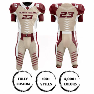 Camiseta de Fútbol Americano Personalizada para Hombre, Sublimada, Transpirable, de Poliéster, Cuello en V, Manga Corta, Número de Equipo 23 - Product Image 4