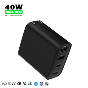OEM ODM 40W USB C chargeur de voyage multi-ports Android universel portable USB pour iphone <span class=keywords><strong>samsung</strong></span> S23 apple air <span class=keywords><strong>Pods</strong></span> - Product Image 2