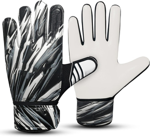 Anti Slip Goalkeeper <b>Gloves</b> For Football Soft Foam Padding Strong Grip Palm <b>Moisture</b> Wicking Fabric Goalkeeper Football <b>Gloves</b> - Product Image 1
