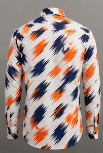 เสื้อเชิ้ตแขนสั้นผู้ชายแบบลำลอง ปกคอพับ เสื้อเชิ้ตฤดูร้อน - Product Image 5