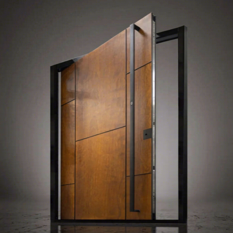 Modern Villa Exterior Pivot Doors with
