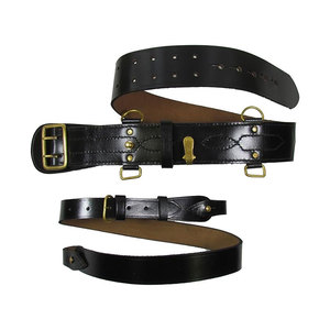 Ceinture élégante et décontractée en cuir de vachette Sam Browne avec boucle en acier au design durable et respectueux de l'environnement et finition lisse pour les événements spéciaux - Product Image 1