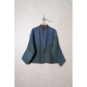 Veste Kantha indienne vintage en coton, faite à la main, style bohème, pour femme, vêtement d'hiver - Product Image 1