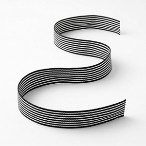 Cinta de Grosgrain de Doble Tono con Rayas de 25 mm de Neelkamal Industries, Cinta Acanalada para Accesorios de Ropa, Manualidades y Embalaje de Regalos - Product Image 5