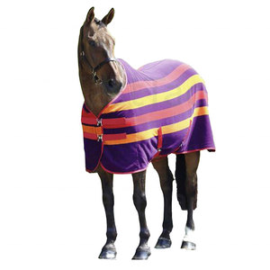 Manta Impermeable Roja para Caballo con Estampado Animal, Cierre de Velcro Completo, Ropa de Montar - Product Image 2