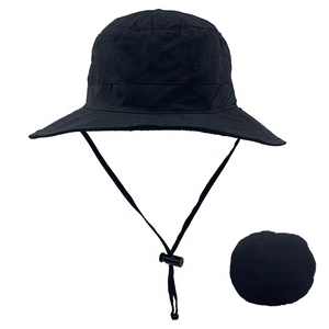 Chapeau Bob de Pêche Imperméable Personnalisé avec Logo, Protection UV, avec Cordon, pour Homme - Product Image 3