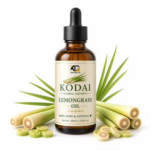Aceite Esencial de Limoncillo de Tamil Nadu 100% Puro y Natural de Primera Calidad, Destilado al Vapor, para Aromaterapia y Cuidado Facial, Kodai Global Export - Product Image 1