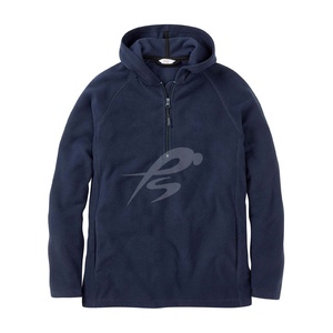 Custom Made PIHA SPORTS Winter <b>3</b>/4 Zipper Eco-Friendly Windproof Fleece Hoodie Men Polyester/Cotton Material Plus Size 340g - Product Image 2