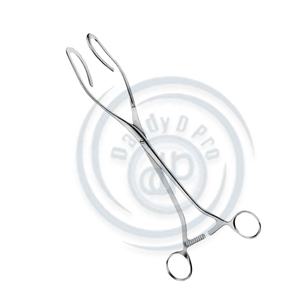 Pinces utérines réutilisables en acier inoxydable DARTIGUES non stériles droites 255 mm (10 ") Instrument chirurgical approuvé CE à vis - Product Image 3