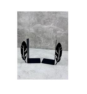 Porte-livres décoratifs en métal design pour bureau, bibliothèque, organisateur de bibliothèque, élément d'ameublement élégant pour la maison et la salle d'étude - Product Image 1