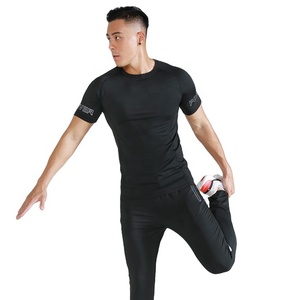 Bulk Sale Men's Active Gym Wear Athletic Tracksuit Set With Shirt Men's Full Front Zip Sweatsuit Set - Product Image 1
