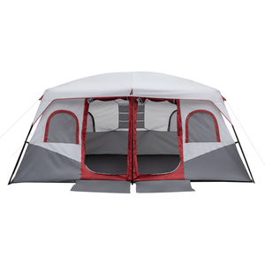 Tenda Familiare a 2 Stanze per 10 Persone, Enorme con Tasche Portaoggetti per Accessori da Campeggio - Product Image 1