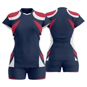 Ensemble d'uniformes de volley-ball de haute qualité, maillots d'équipe personnalisés imprimés, fabricant OEM en gros - Product Image 1
